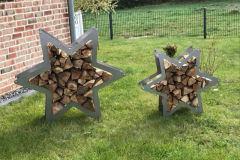 kaminholzregal-stern-set
