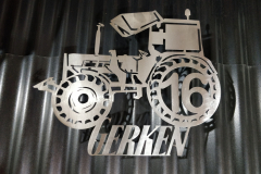 Haustuerschild-Trecker
