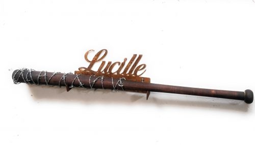 Lucille Negan’s Bat Replica T.W.D. Baseballschläger, Negan LARP Deko (ohne Wandhalterung)