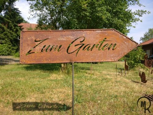 Gartenstecker Gartenschild “Zum Garten”
