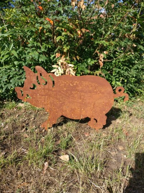 Gartenstecker Schweine Set 3 Größen - Ansicht 2