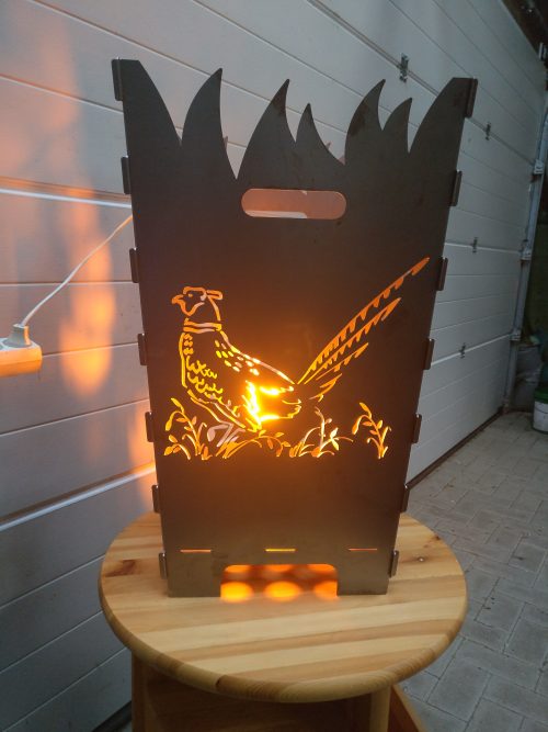 Feuerkorb “Jagd2” xxl 40cm x 40cm x 70cm - Ansicht 2