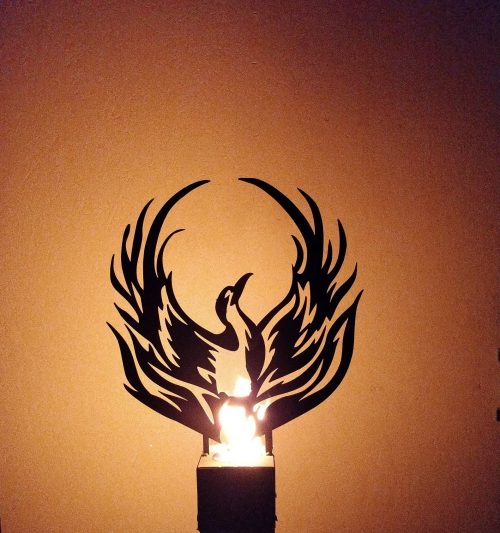 Gartenfackel “Feuervogel Phoenix”