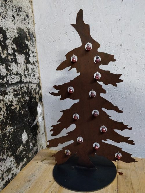 Weihnachtsbaum 70cm in Rostoptik - Ansicht 2