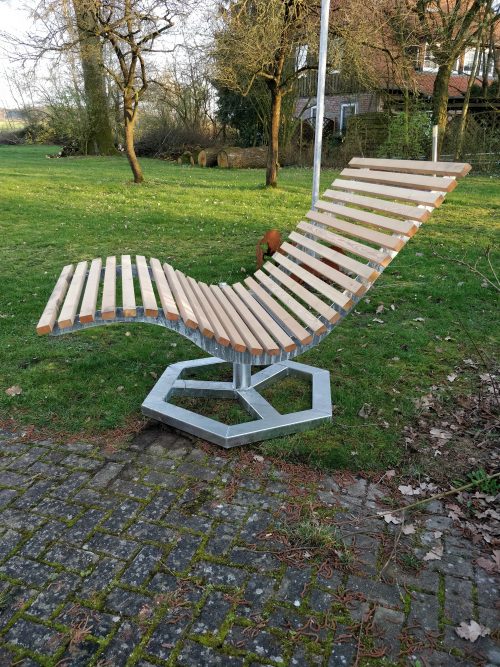 Drehbare Gartenrelaxliege 120cm