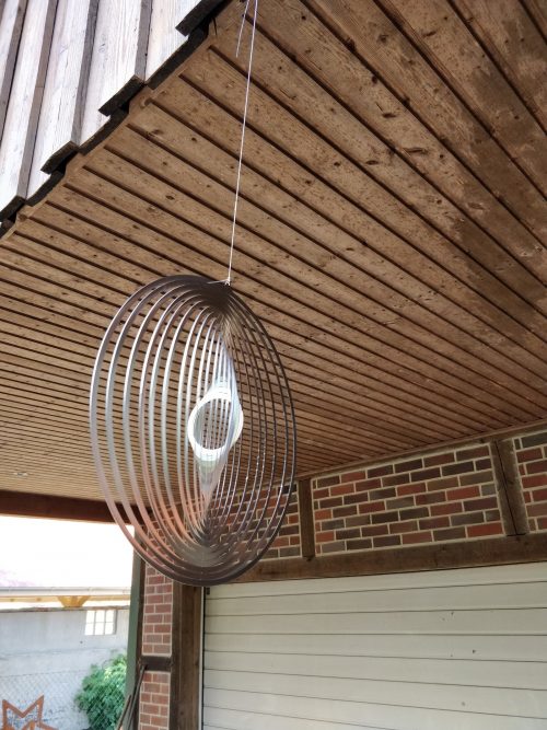 Windspiel “Kreis” D=32 cm Edelstahl - Ansicht 2